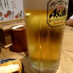 Namba Sennichi Mae Kamatake Udon - 生ビール