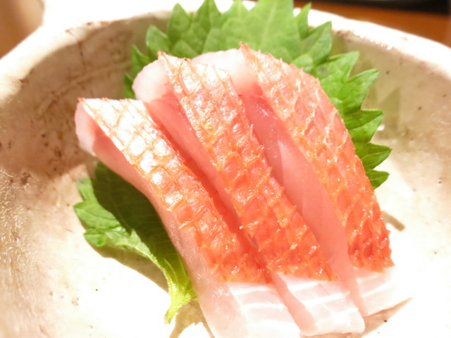 永田町 黒泽 - 本日の刺身 金目鲷