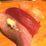 こよい寿司 - 鰹、鮪、赤貝