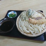 手打うどん・あかぎ - 天ざる（600円）2017年9月