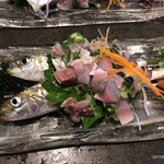 いわし舟 - 刺身です。