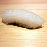 祇園 鮨 忠保 - 2.アオリイカ 5日熟成(2017.9月昼コース)