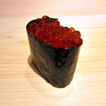 祇園 鮨 忠保 - 7.新イクラ軍艦(2017.9月昼コース)※筋子から丁寧な仕事