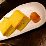 上野藪そば - 玉子焼き