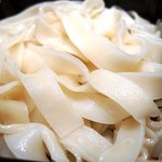 上野藪そば - 綺麗なひもかわ