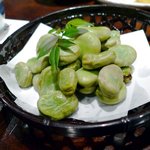 上野藪そば - 蚕豆