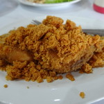 Ny. Suharti - 1709_"Ny. Suharti" Indonesian Fried Chicken  Yogyakarta_AYAM GORENG(HALF)＠107,000Rp(地鶏から揚げ半身)
