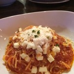Capriccio - トマトとチーズのパスタ。
