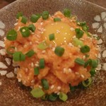 OKIRAKU - サーモンユッケ