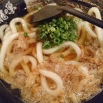 焼肉ホルモン 龍の巣 - かすうどん。ココのは旨いです。