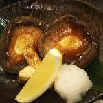 Zatta Izakaya Shinonome - 秋の薫り、椎茸のバター醤油焼き