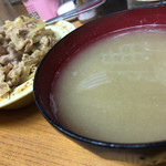 Gyuuhachi - スペシャルカレー 味噌汁