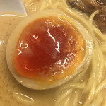 らーめん 会 - 半熟味玉UP
