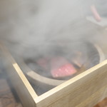 大和牛と護摩木