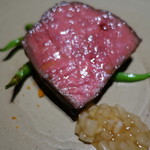 大和牛と護摩木