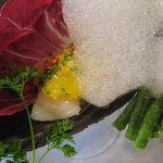 リストランテASO - ホタテが見えますか？隠れています。