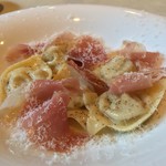 カーサ・デル・チーボ - ほろほろ鳥と玉蜀黍のトルテッリ ピオ トジーニのせ