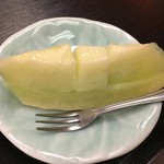 竹之里 - (料理)デザート メロン
