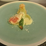 リッチ - 花ズッキーニとイチジクのフリット