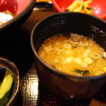 黒潮 - 豆腐とワカメの味噌汁