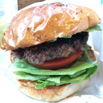 THE BURGER STAND FELLOWS - B.B.Q avocado burger（1400円）