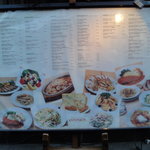 アントニオ - 入り口横のメニュー