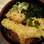 名代 富士そば - いか天蕎麦＋焼きちくわ天