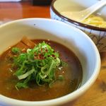 麺屋 高橋 - みそつめめん小のアップ