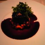 ビストロ ル・クレール - 2008年９月投稿時メニュー：お肉料理。和牛ステーキ、下に敷いているのはカボチャ。