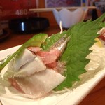 くつろぎ亭ひこべえ  - いわしの刺身