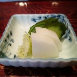 てんぷら 近藤 - 香の物