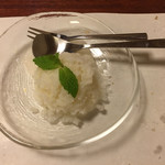 鰻はし本 - なしのシャーベット