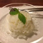 鰻はし本 - なしのシャーベット