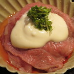 弧玖 - 牛しゃぶ＆焼きイチジク