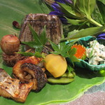 弧玖 - 鰆の幽庵焼き・天然鰻