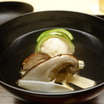 木山 - 松茸のお椀