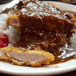 大衆酒場　ハナマル - カツの断面です。
