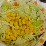 すき家 総和十間道路店 - 豚汁セットのサラダです(*^^)v