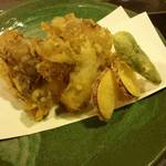 十割蕎麦みかあさ - 舞茸の天ぷら。