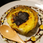 酒菜家 ペッシェロッソ - ゴルゴンゾーラとモロコシパンプキン