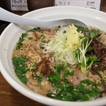 極だし拉麺 和 - 「牛スジ塩ラーメン」(2017年9月25日)