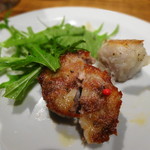 レ ファーブル ボンジュール - 自家製ソーセージとサトイモのプランチャ