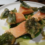 レ ファーブル ボンジュール - サーモンのプランチャ