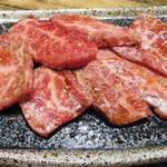 藤栗ホルモン - ランチ　カルビ定食　1200円