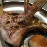 一心鮨 光洋 - しぶだいのカマの塩焼き  神がかってます