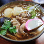 餅の清十郎 - 肉そば＠800円