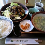 花月亭 - 宮崎地鶏焼き定食