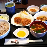 Katsu sen - 日替りランチ700円 御飯は16穀米