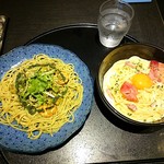 洋麺屋五右衛門 - ハーフ&ハーフ Cセット