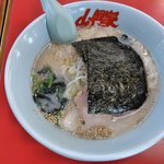 山岡家 - 塩ラーメン（味濃いめ・脂少なめ）